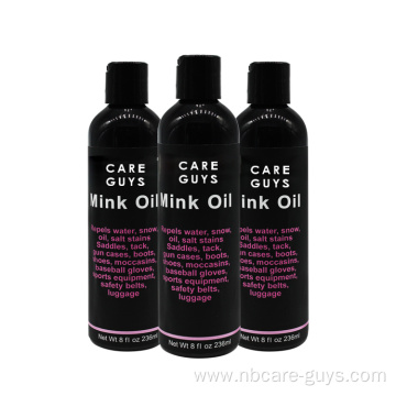 liquid mink oil leather care polish